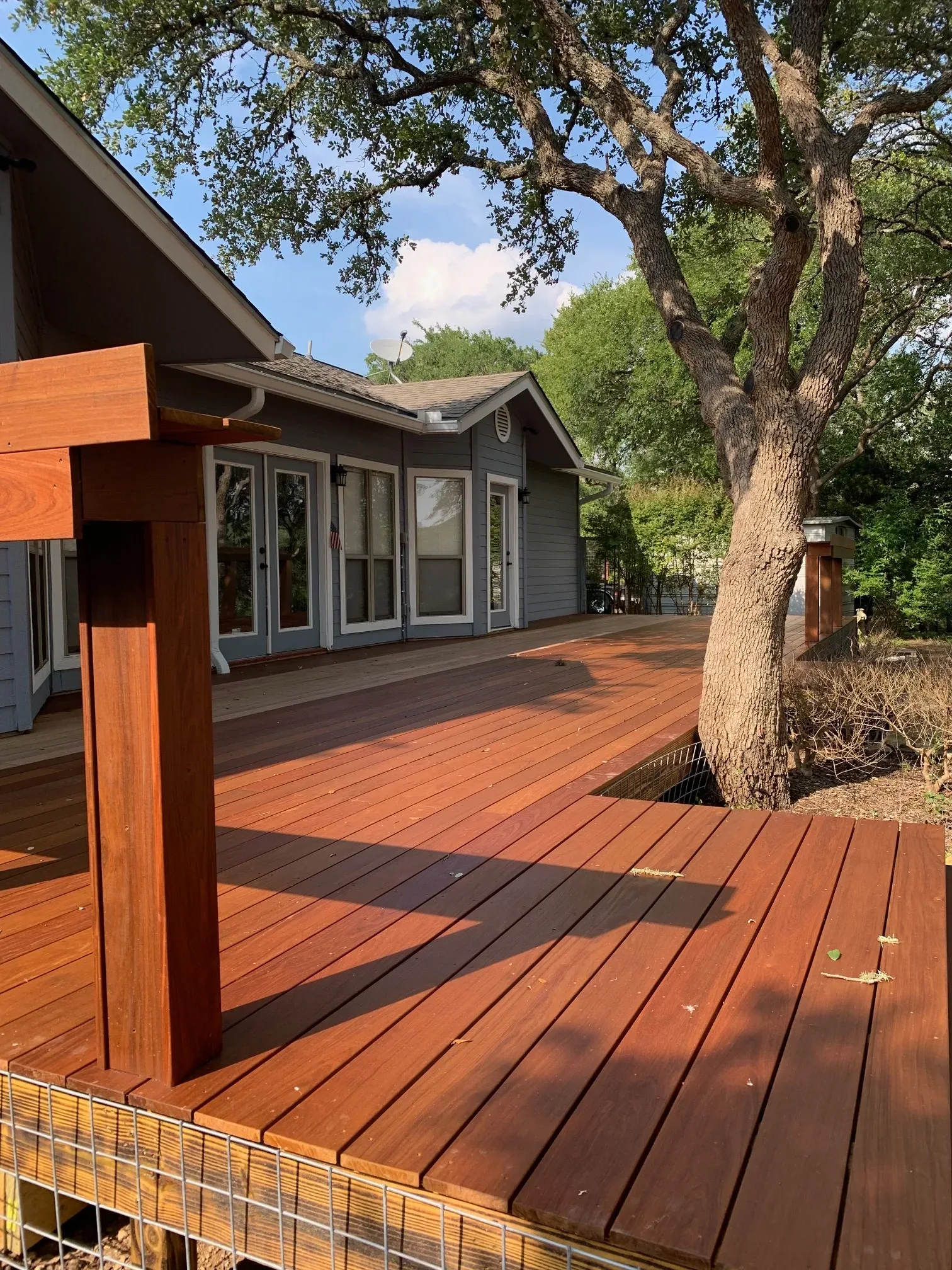 Finished Ipe deck project by Love and Lumber