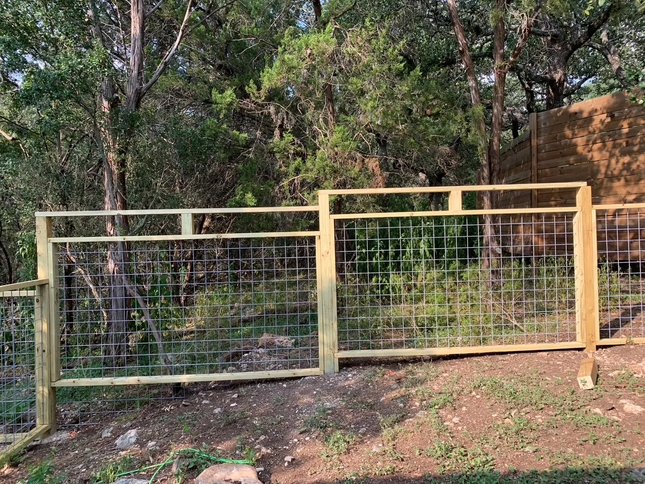 Specialty fence project by Love and Lumber