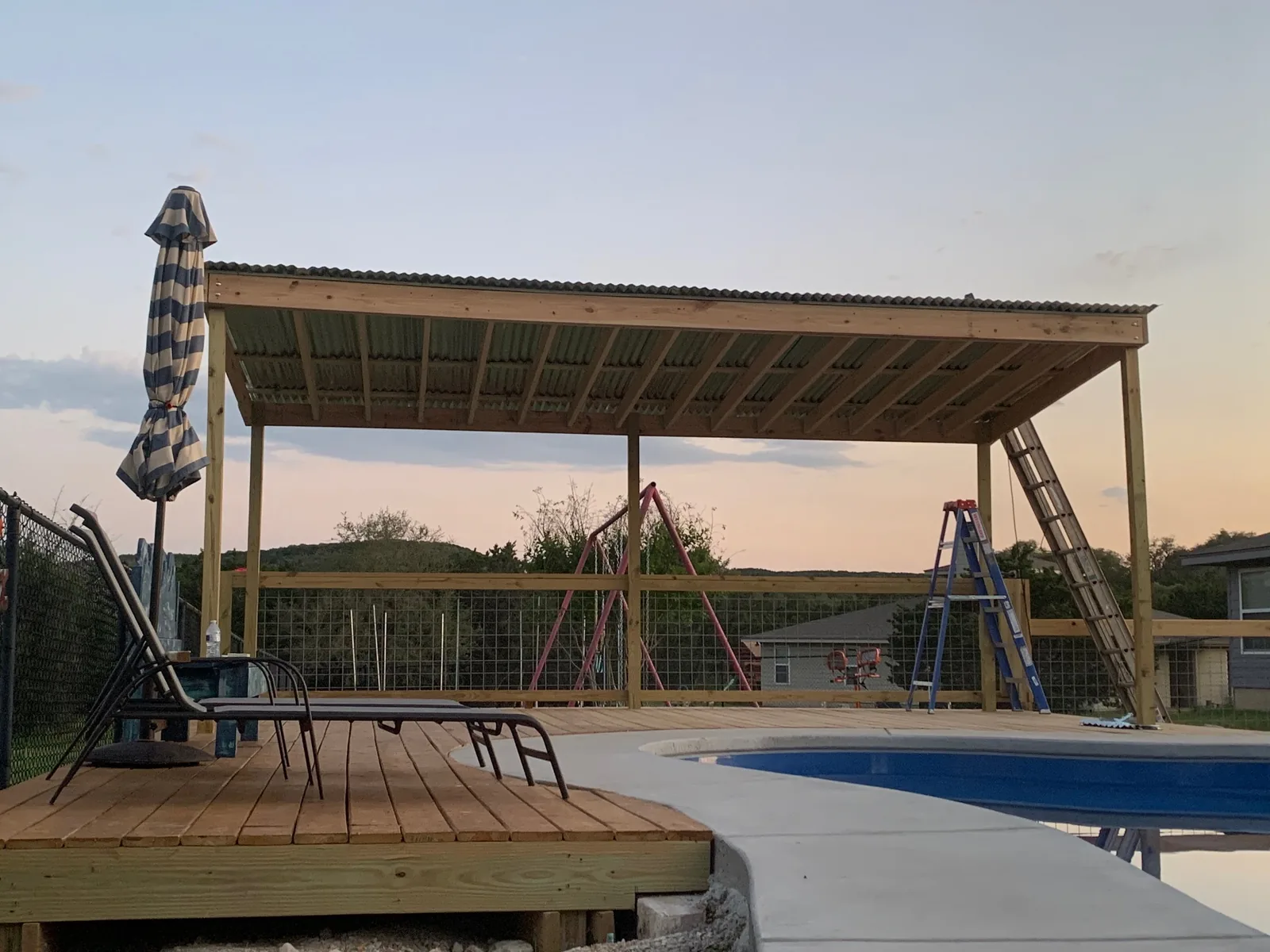 Poolside Deck & Pergola